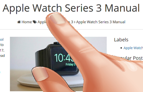 apple watch series 3 38mm manual